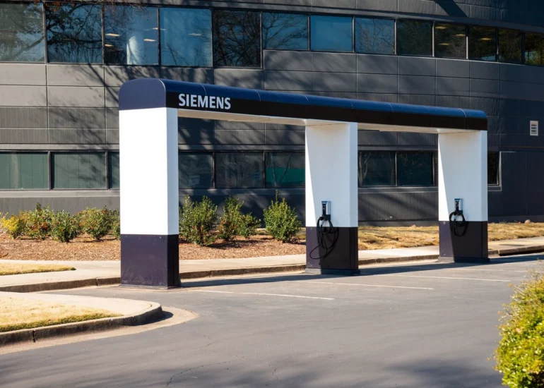 Siemens  la borne de recharge innovante pour accompagner la mobilité électrique